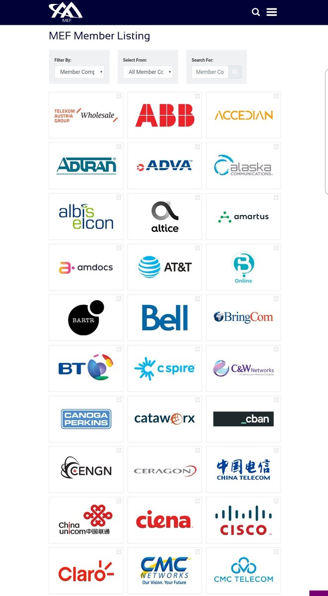 4) Most importantly  $qlc has been recognized as the new standard for MEF, the world's largest  #telecom consortium, which is based in California.Mef members include:At&t China Telecom Vodafone Telefonica Orange PccwDeutsche Telekom And more for a total of 120+ companies