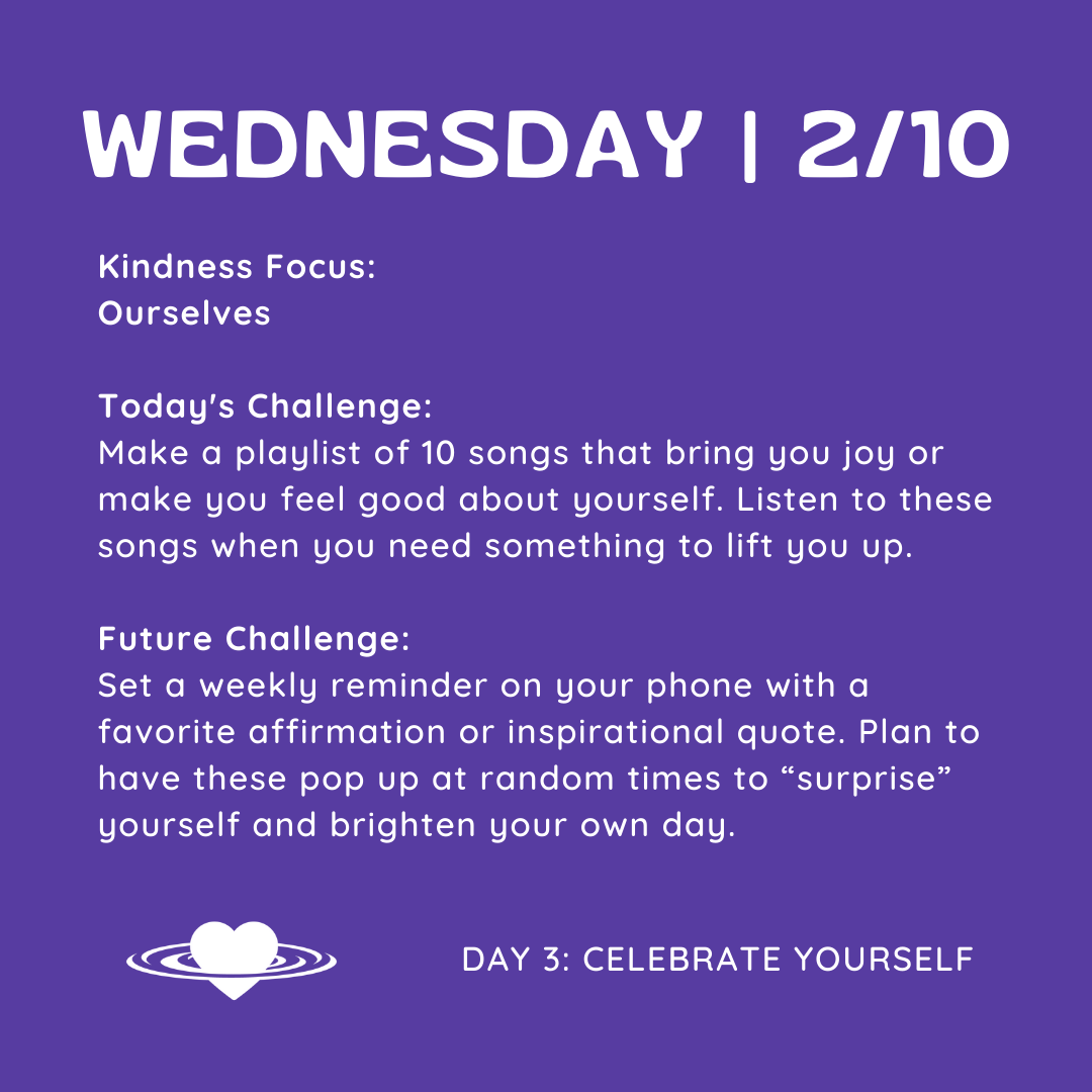 LewisvilleLC's tweet image. Today’s kindness focus is all about being kind to ourselves. Our students were challenged to make a playlist that brings them joy and they can listen to when they need something to lift them up. #LISDBEKIND #LLCaccelerates