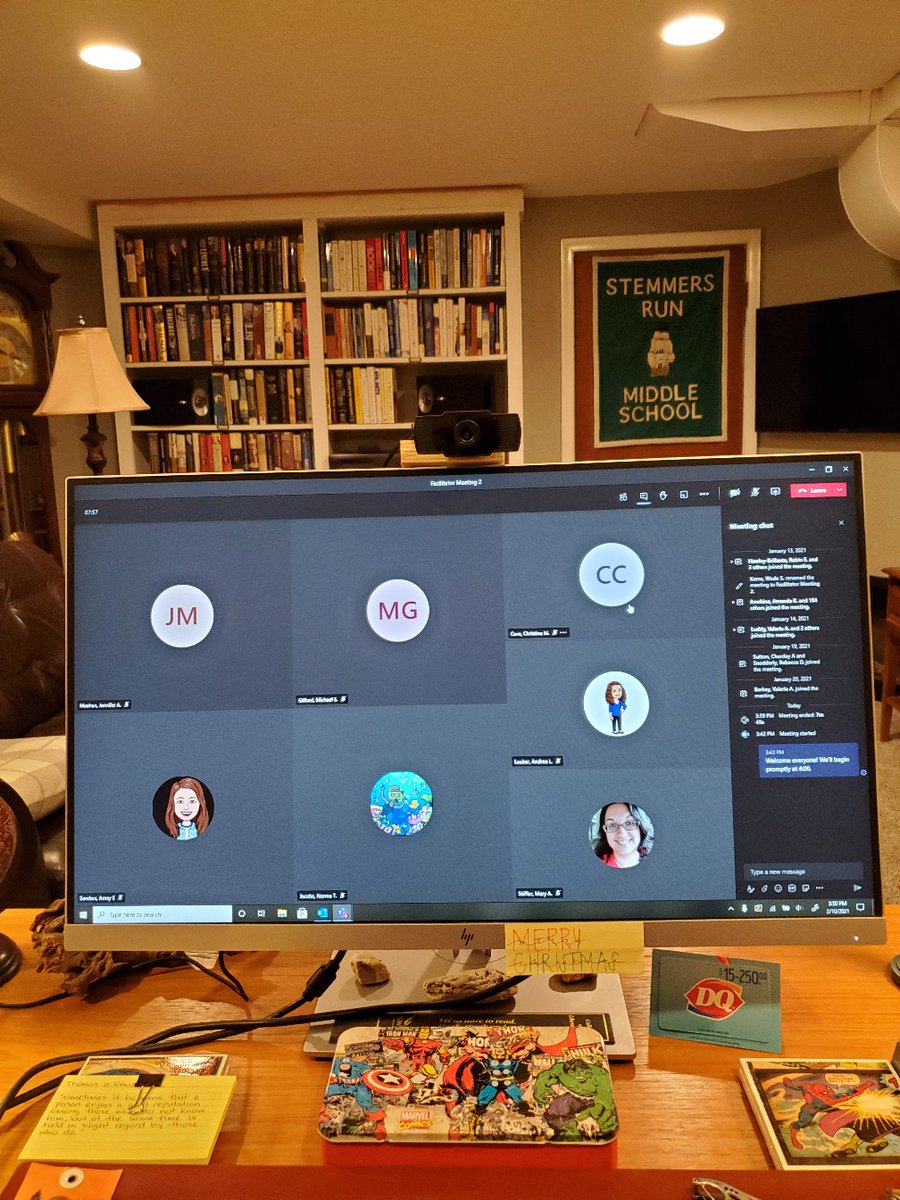 Excited to get started with our facilitator meeting tonight! These are as dedicated a group of professionals as you could find and I am thankful for each and every one!