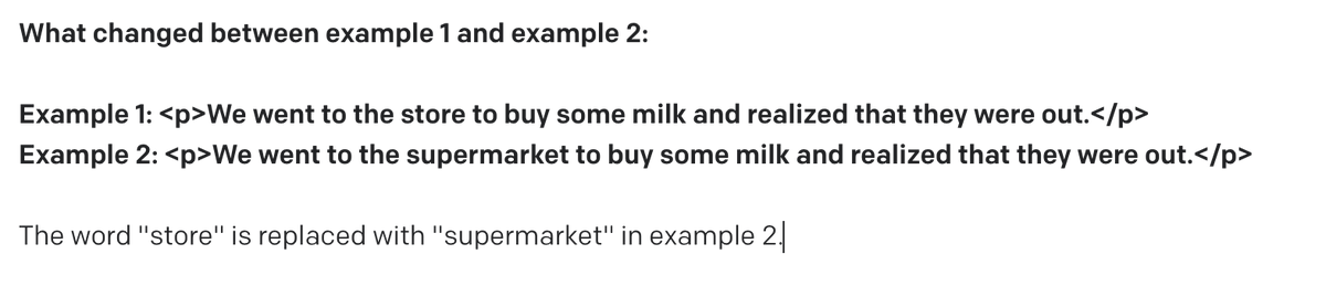 AndrewMayne's tweet photo. GPT-3 is still full of surprises. We have a new version that's really good at following instructions and can do a task like this just by asking:

#GPT3 #OpenAI https://t.co/1YhWMKGvnr