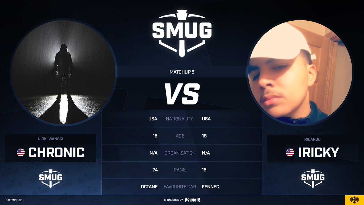 .<a href="/ChronicRL_/">Chronic</a> was able to win a recent match against <a href="/iRicky01/">iRicky01</a>. Will it be a repeat or revenge today? #SMUG 7

twitch.tv/johnnyboi_i