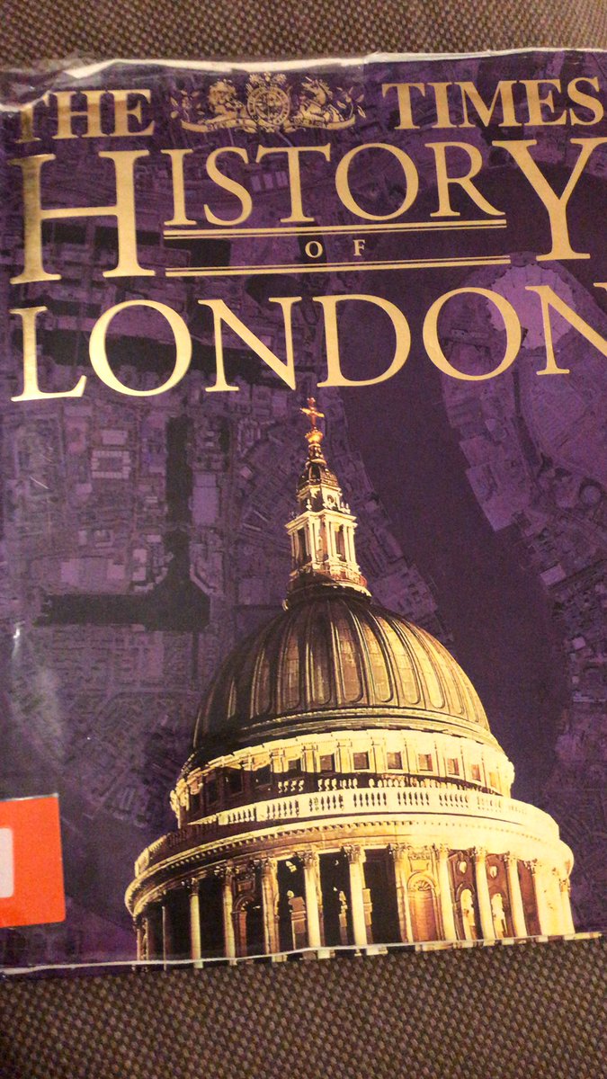 White-washing: a thread. I found this 1991 book in our school library. I love London, and I’m into history, so I brought it home. /1