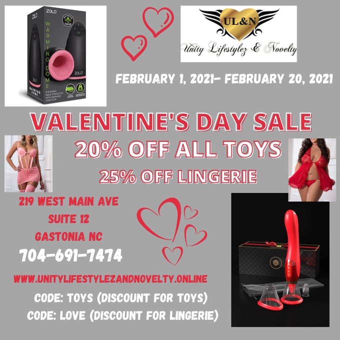 5 days to go. You ready? Still, looking for a gift or toy or lingerie? Come check us out. #BlackOwnedBusiness<a href="/tag/lingerie"class="tags"><span>#lingerie</span></a><a href="/tag/toys"class="tags"><span>#toys</span></a><a href="/tag/charlottenc"class="tags"><span>#charlottenc</span></a><a href="/tag/blackownedbusiness"class="tags"><span>#blackownedbusiness</span></a>
