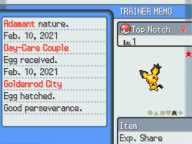 ShinyCollector_'s tweet image. 17,001 Eggs. ~567 hours. Ending a 7.5 year, 20 shiny long, Badge Quest. I GOT THE PICHU!!!