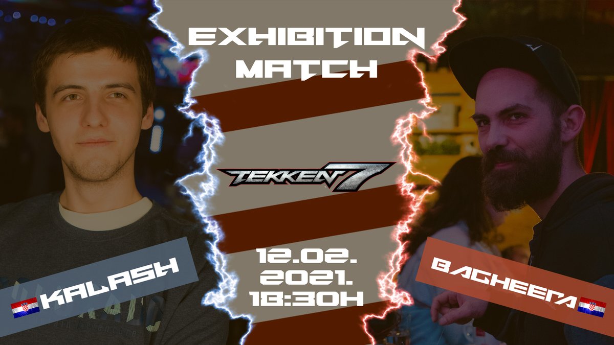 CrouchGuardHR's tweet photo. U sklopu #Tekken7 Round Robin-a (https://t.co/zshBC9TJmP) i Turnira (https://t.co/cHT5rB5anL) organiziramo Exhibition match između dva top tier igrača domaće scene, Kalash &amp; @BagheeraWolf koji će ovog Petka se mlatiti za užitak šire publike u epic FT5! https://t.co/VHNwdQOWUD