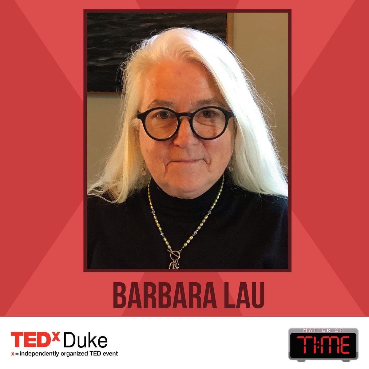 Only 10 days until TEDxDuke 2021! RSVP: facebook.com/events/6957628…

We are so excited to announce Barbara Lau as our next speaker. Barbara Lau is the executive director of the Pauli Murray Center for History and Social Justice.

Full Bio: facebook.com/tedxduke