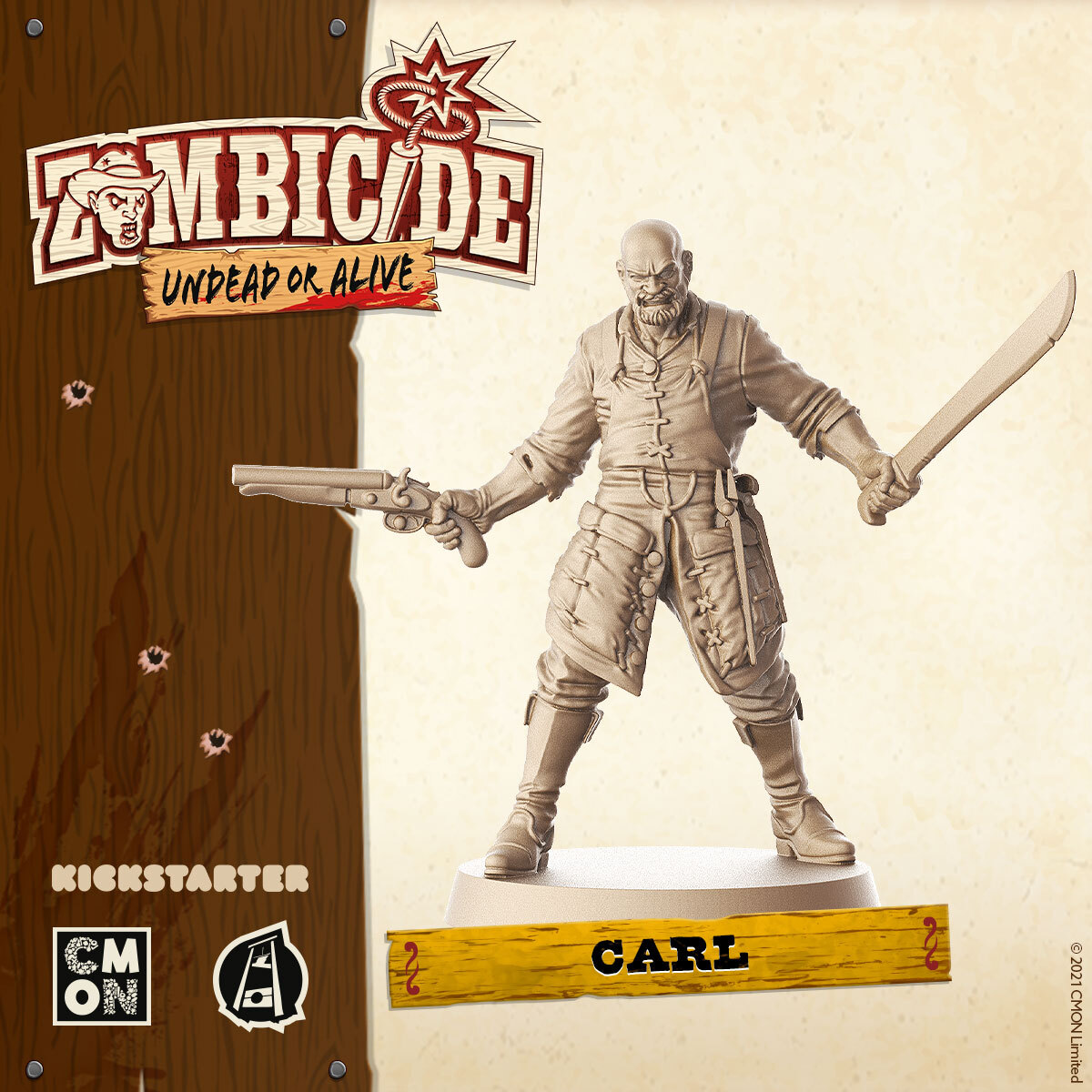 Zombicide: Undead or Alive - Dead West Kickstarter Exclusive Promo