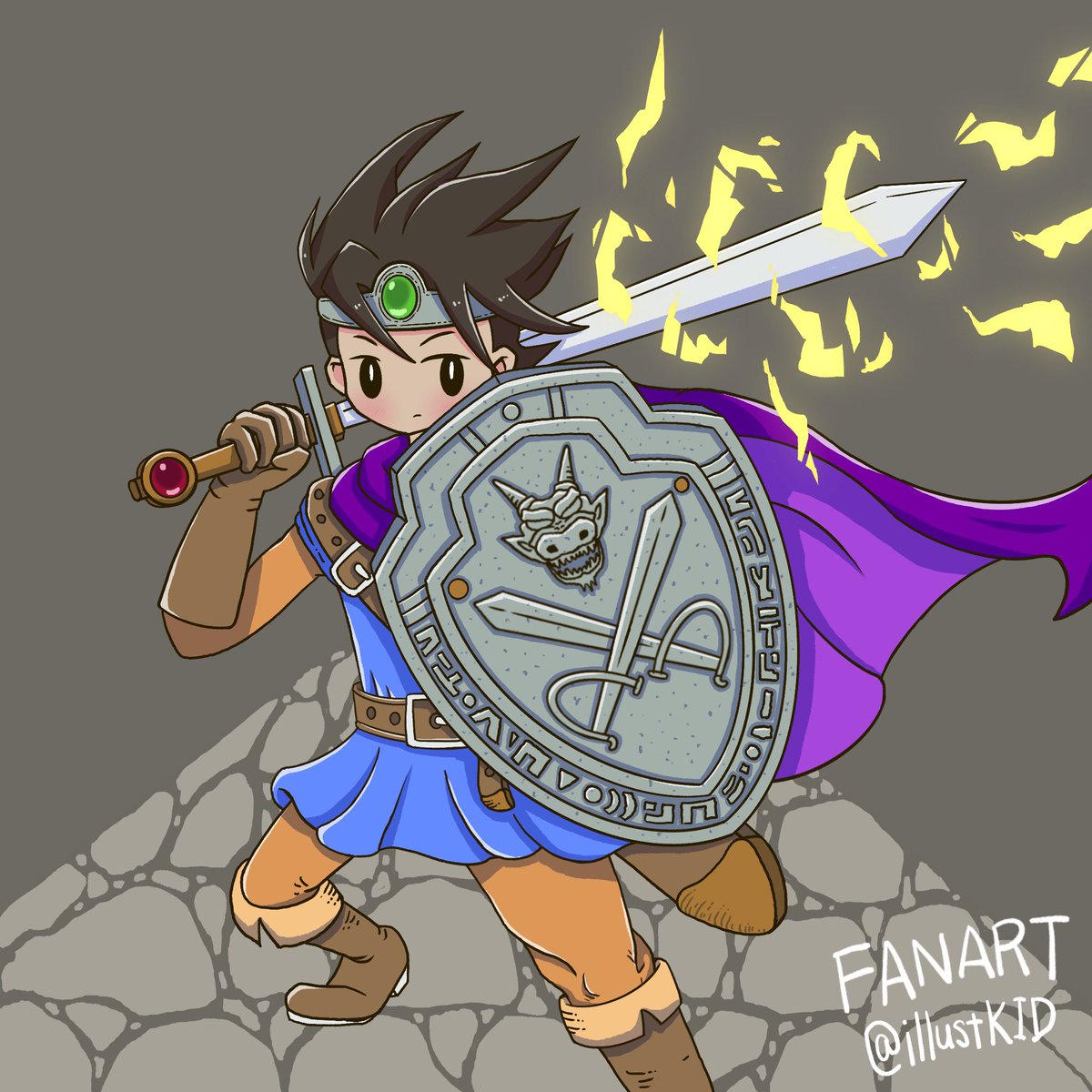 イラストkid Ipad M1チップ V Twitter 描き描き F Dqlll33周年 ドラクエ3祝33周年 祝ドラゴンクエストiii33周年 Dq3 ドラクエ3 ファンアート イラスト