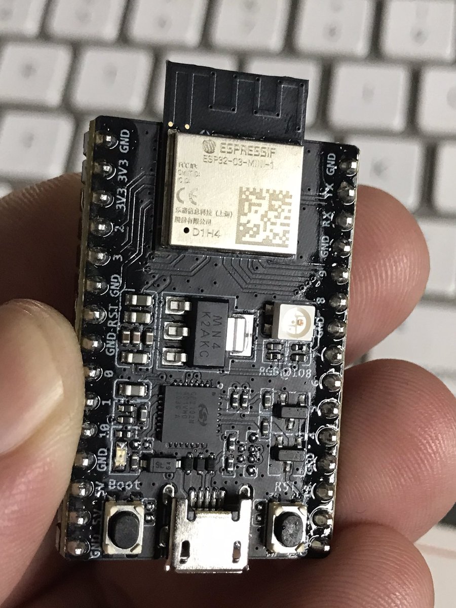tablatronix's tweet image. Whats one more dev board #esp32c3