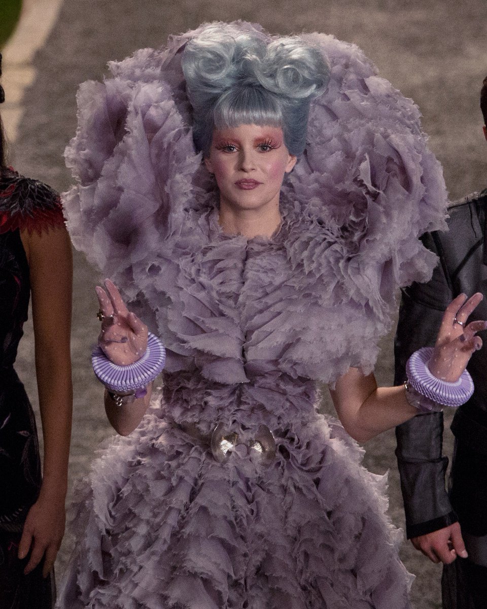 every time  @ElizabethBanks and Effie Trinket synced up in style; a thread