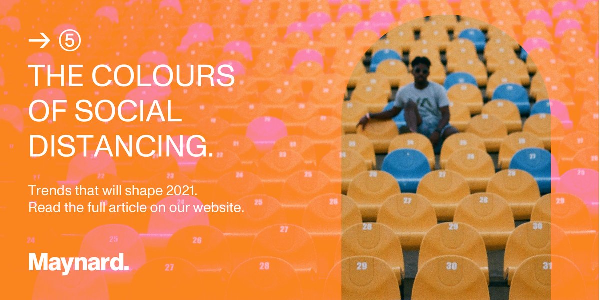 2021 is seeing colour as an integral part of the public landscape and vital in communicating Covid-sensitive content across the globe. 

View our report on what to expect this 2021 here: bit.ly/3pnUSGx

#colour #graphicdesign #socialdistance