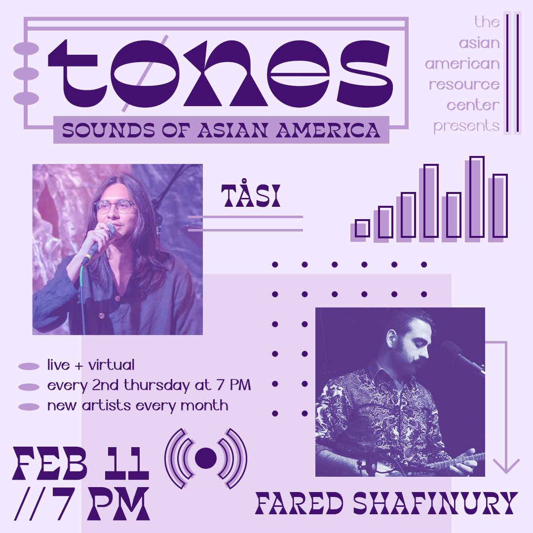 Tomorrow, Thursday, at 7pm. 

Streaming show played by me and Clare w/ <a href="/FaredShafinury/">Fared Shafinury</a> put on by @aarcatx! 

The show is February's iteration of a monthly ATX/TX-based APIA music showcase, so tune in and let me know if you wanna play!

Event is here: facebook.com/events/1285496…