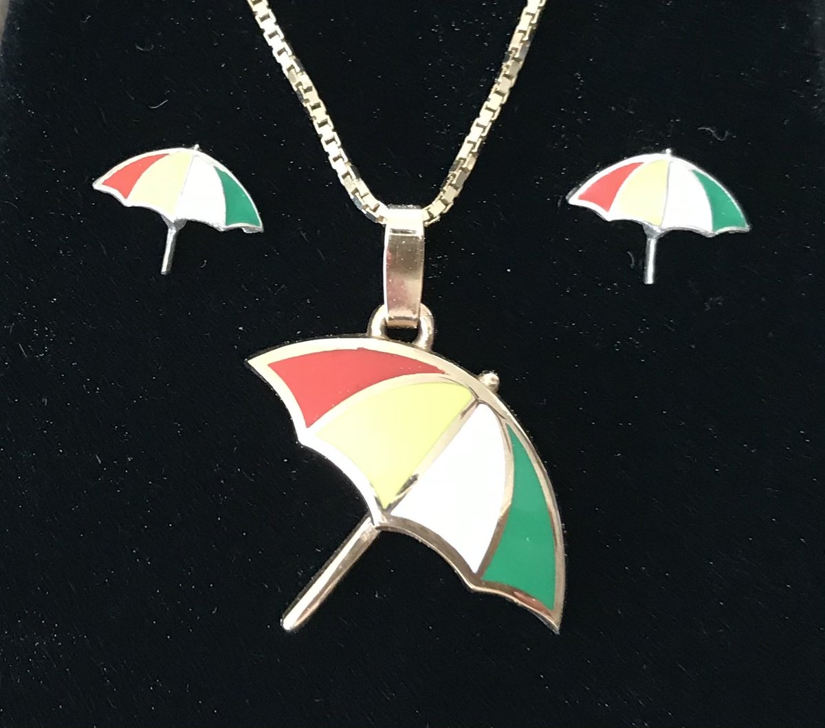 One of my favorite jewelry combos of all time. How are you celebrating #UmbrellaDay ?