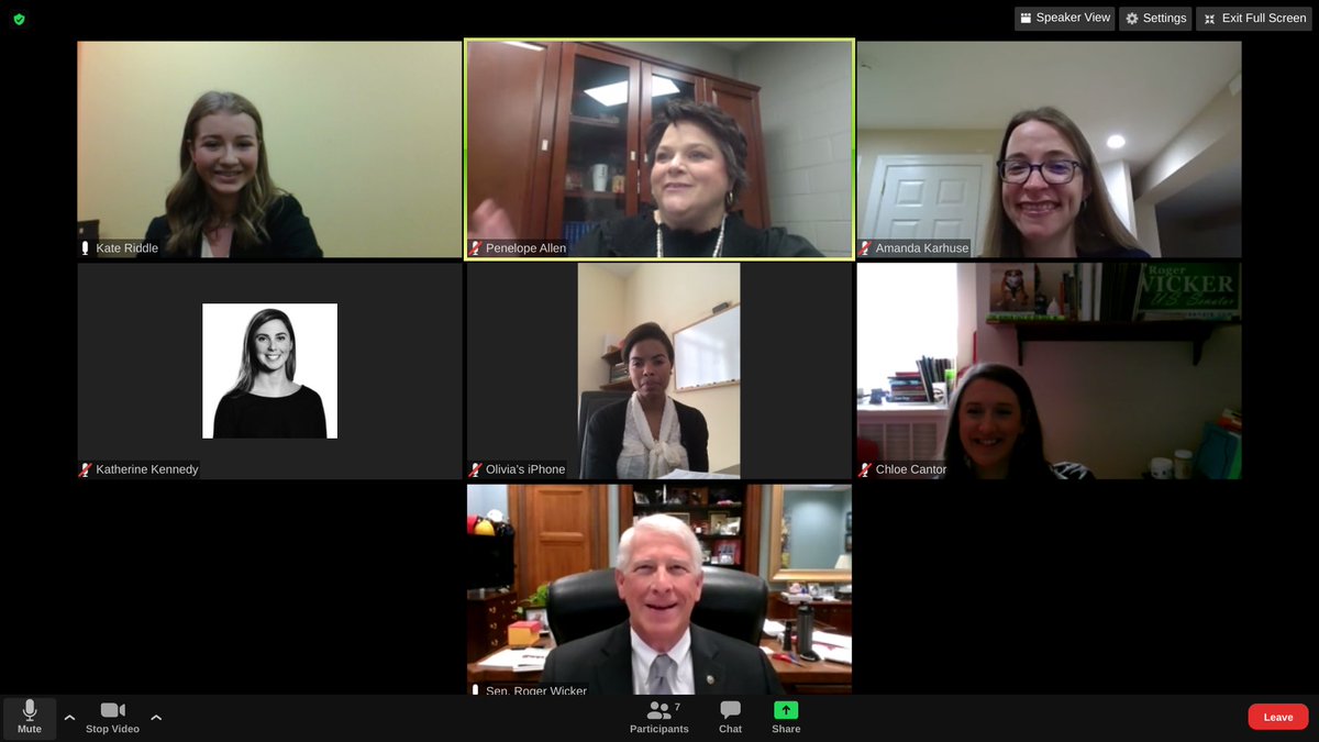 Thank you <a href="/SenatorWicker/">Senator Roger Wicker</a> for meeting with Mrs. Allen and I this morning! #NASSPStudentVoice