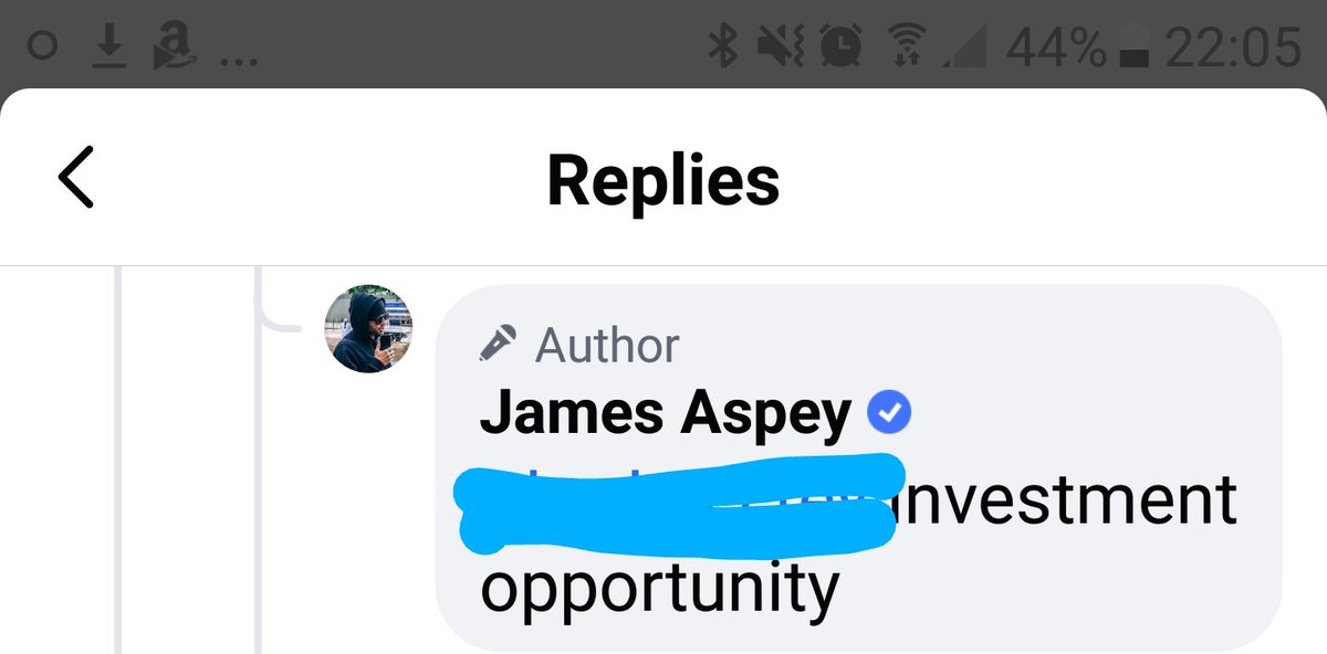 I noticed that both you and Randy seemed to have the same almost manic urgency, as at this point you were asking followers for money but wouldn't give details as to why.
