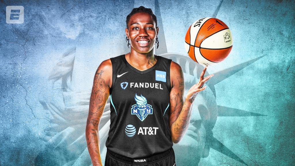espnW's tweet photo. 3x @WNBA champion and 2019 DPOY Natasha Howard is heading to the @nyliberty 👀 https://t.co/ASKSHaeXc2