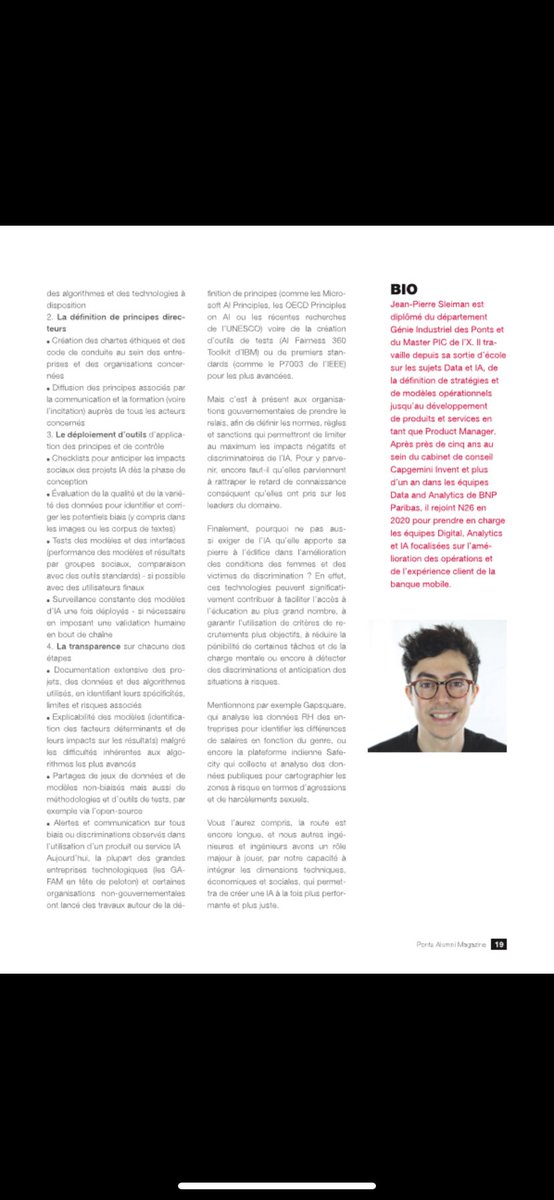 L’#IA dans ses formes actuelles amplifie-t-elle les inégalités, notamment de #genre ? Peut-elle au contraire contribuer à les réduire ?
Quelques pistes dans mon article pour #PAM
Merci à <a href="/PontsAlumni/">Ponts Alumni</a> pour cette tribune 🤖👥🌉
—> English version coming soon!