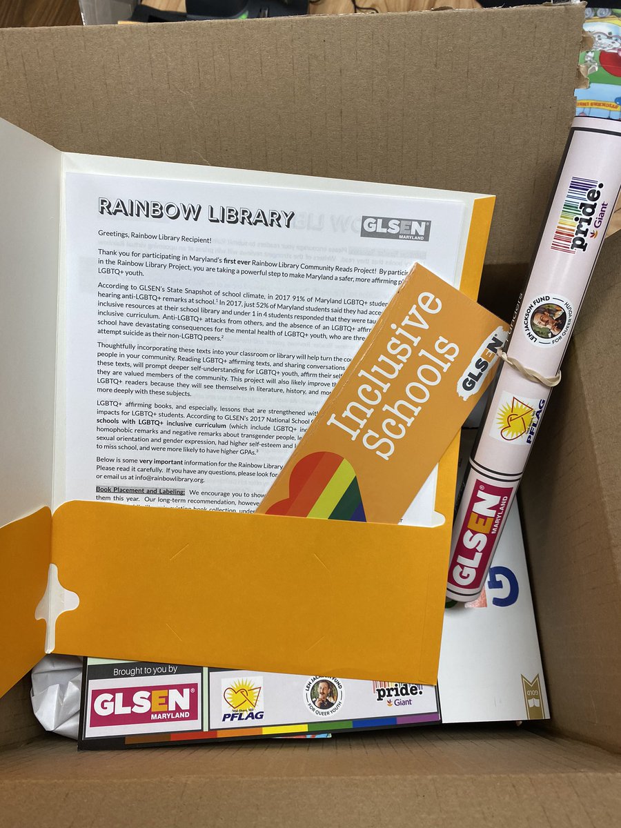Totally forgot I ordered books from the #rainbowlibrary such a great surprise today when I went into the building!