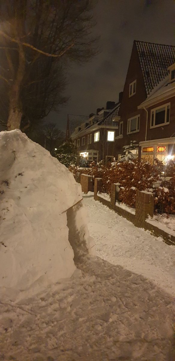 Buurkindjes (en buurman) waren actief vanmiddag #Goedgewerkt! #ijspret #toffestraat