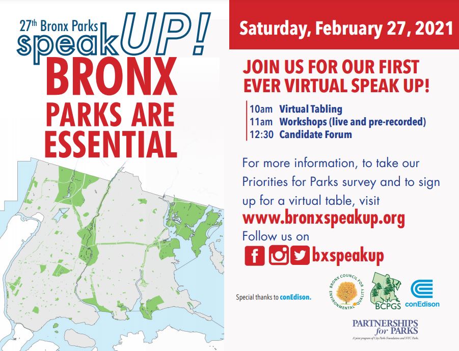 bxspeakup's tweet photo. Save the date and join us! #bxparksspeakup #bronxparksareessential https://t.co/DcR42G5Eyu