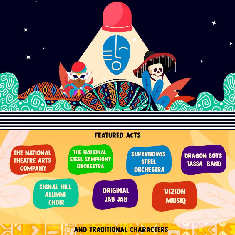 caesarsarmy's tweet photo. CZAR presents MAS - MAGIC + SPIRIT
MAS is the Story of our Culture.
Come on a journey with us and experience the Magic + Spirit of Carnival with performances by:
#FeelTheRhythm
#HonorTheSpirits
#ReleaseTheMagic https://t.co/cFnfQEmsiz