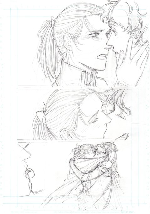 Sketch vs Final
(K penciled Raz, Jen penciled Sulvain)
#sketchvsfinal 