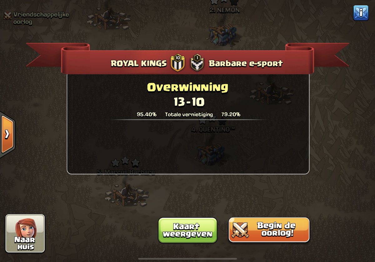 Play-offs here we come. <a href="/ClashCompanyF/">CCF</a>