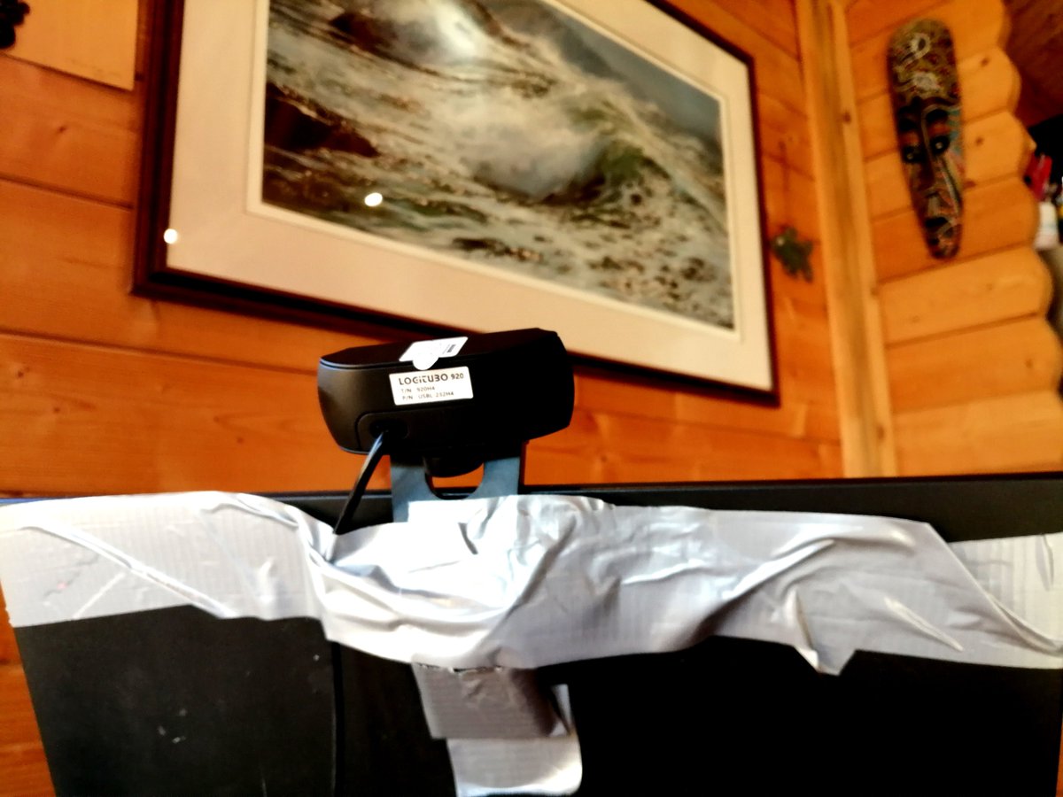 Duct tape saves another day of #remoteworking on the edge of beyond in the #scottishhighlands🤣