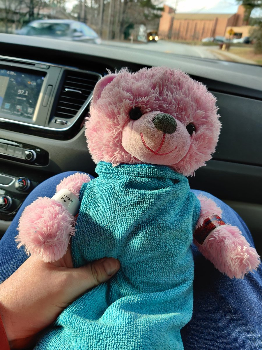 Pinkie has been discharged to his person.