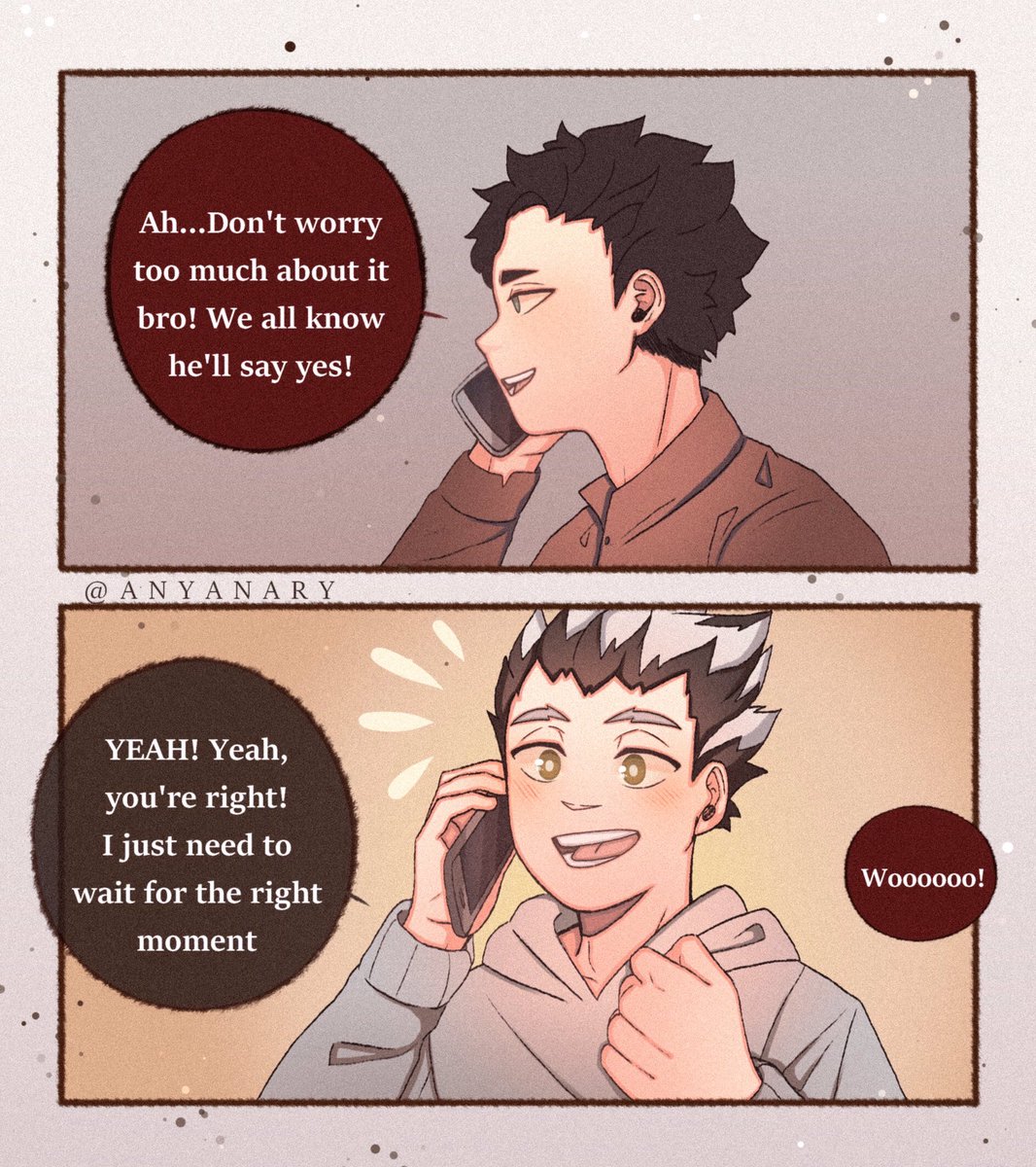 Part 4

#haikyuu #haikyuufanart #haikyuuart #BokuAka #Bokuto #Akaashi #bokutokoutarou #akaashikeiji #anime #fanart #art #AnimeArt #hq #hqfanart #HQプラス 