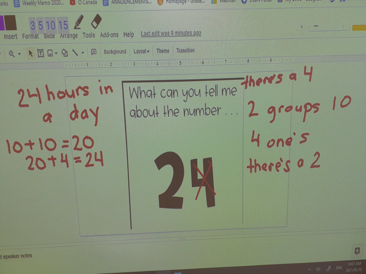mrspsgr1s's tweet image. Thinking about what we know about numbers. What can you tell me about the number..... @ConnaughtDSBN #thinkingaboutmath #mathisfun #numbers