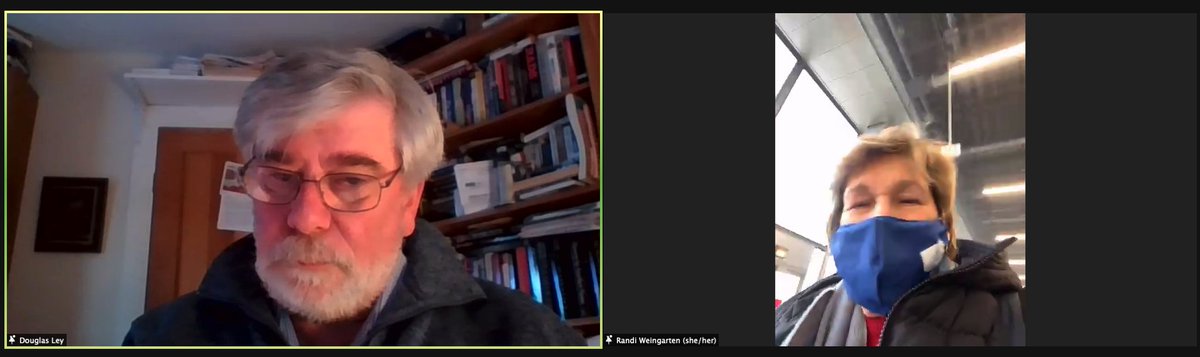 "We want to help. We know it's dangerous. We know you have a good handle on what's going on and what's needed. But I wanted to tell you that you have our full support."

- <a href="/rweingarten/">Randi Weingarten 🇺🇸 🖇️👩‍🎓📚</a> to <a href="/AFTNewHampshire/">AFTNewHampshire</a> on the challenges facing the Granite State. #PublicDollarsForPublicSchools