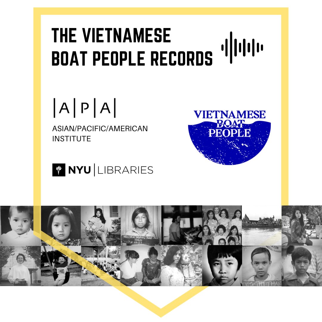 VBPStories's tweet photo. It's official! The Vietnamese Boat People podcast will be preserved as a special collection by the @APAInstitute at @NYULibraries. We are their FIRST collection focused on Vietnamese American stories!
Go to https://t.co/Bu8QSIq2LV to learn more.
#VBPstories #APAinstitute https://t.co/PfCwN7GhkG