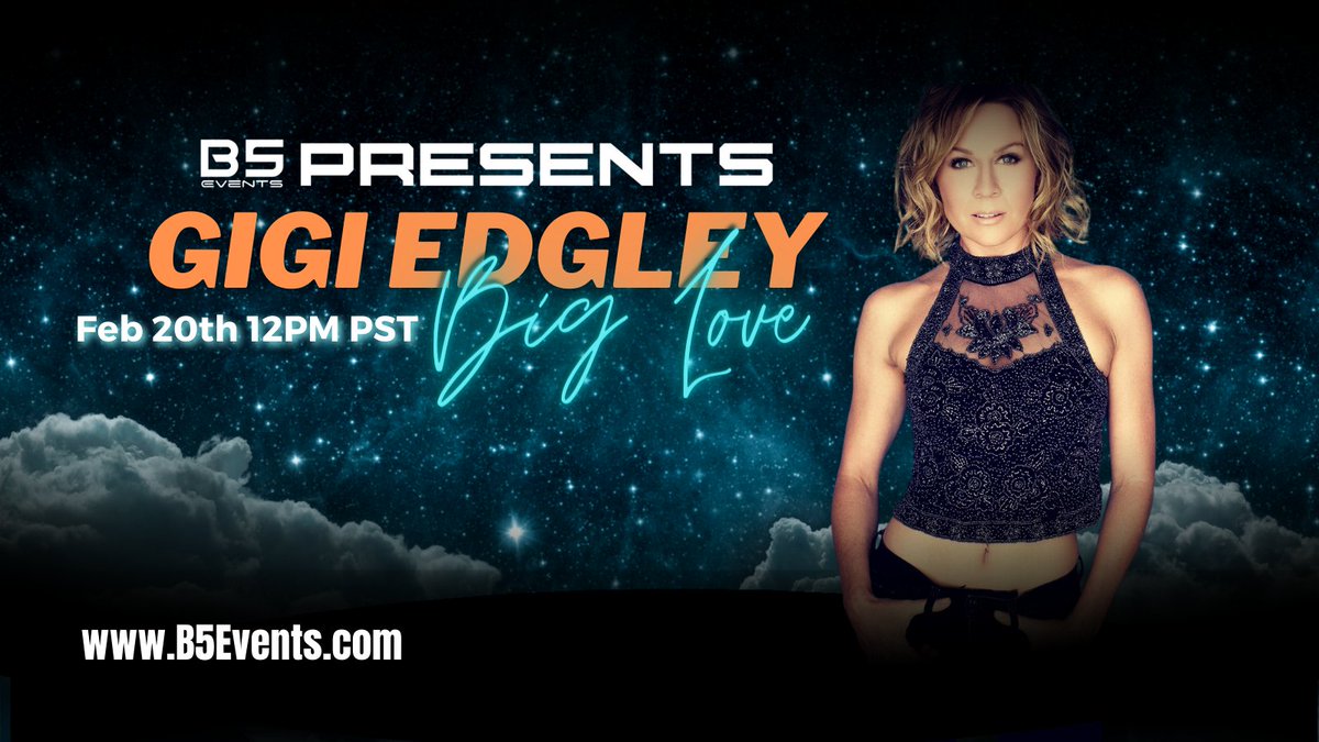 b5_events's tweet photo. Early Bird discount ends THIS SATURDAY! We're hosting
@GigiEdgley ! We’ll talk PASSION & Gigi will really set things on fire! Grab your discounted ticket @ https://t.co/xaxoWQXJHv #B5Events #B5E #B5EventsShareSquad #SciFiNerds #Fandom #NerdsRsexy #Biglove #Farscape https://t.co/mbHZONc8ON