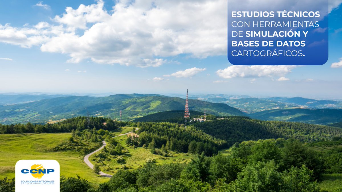 CcnpColombia's tweet photo. Nuestras herramientas de simulación junto con bases de datos cartográficas de alta resolución, nos permiten determinar la cobertura para su sistema de telecomunicaciones.

➡️ https://t.co/0VVi8M4CPK https://t.co/ydCD4zhgdN