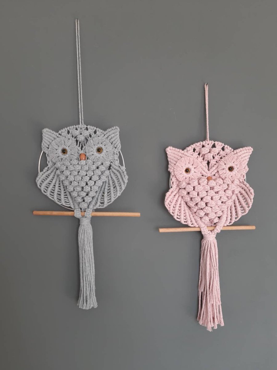 Fatmakocakrmn's tweet photo. #macramewallhanging #macrameowlpattern #owlmacrameart #macrameowl #smallowlmacrame #nordicstyleowls #handmadeowl #livingroomdecor #walldecor #owlwallhanging #bohohomedecor https://t.co/MfZechlpj9 https://t.co/jRodKw9EzO