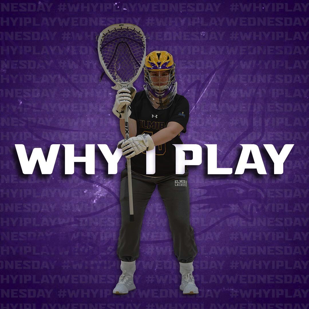 ElmiraWLAX's tweet photo. Happy #WhyIPlayWednesday!!! We are starting off a brand new weekly series with a bang, ft. our senior goalie, Krystyna!! ๐ why she plays lacrosse!! ๐ฅ๐๐๐ผ #ECWLAX #FamilyOn3 https://t.co/tYVrPwb2gx