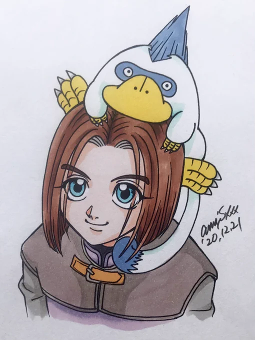 まだ真面目なイラストの頃は、堀井雄二さんにも『最近DQの絵を描くようになったんですよ。』とLINEで何枚もお見せしていたが、4コマ描くようになってから1本たりともお見せしていません。 柴田亜美
#柴田亜美 #ドラクエ #ドラゴンクエスト #DQ 
 
 昨年8月に描いたイラスト⬇️
https://t.co/AsqoqDtulN 