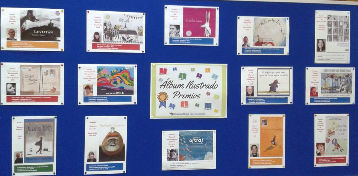 Álbum ilustrado - Premios: De 11 de xaneiro a 13 de febreiro Biblioteca Pública de Vigo Juan Compañel - Vigo - Pontevedra Exposición bibliográfica e centro de interese sobre álbums ilustrados premiados polo seu deseño e contidos. dlvr.it/RsRmGC