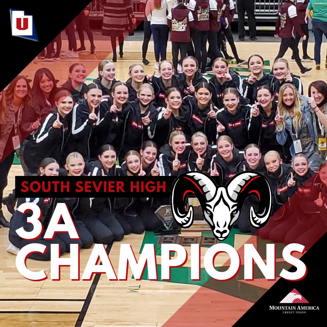 UHSAAinfo's tweet photo. Is there another word for 8-peat? 8-bagger? 8-pack? Whatever it is, the @SSevierRams have done it, winning their eighth straight @MountainAmerica drill team title. Congrats to the Sensations! #MyReasonWhy https://t.co/0lfOPU3zZa