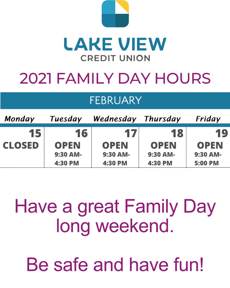 Lake View Credit Union Twitter