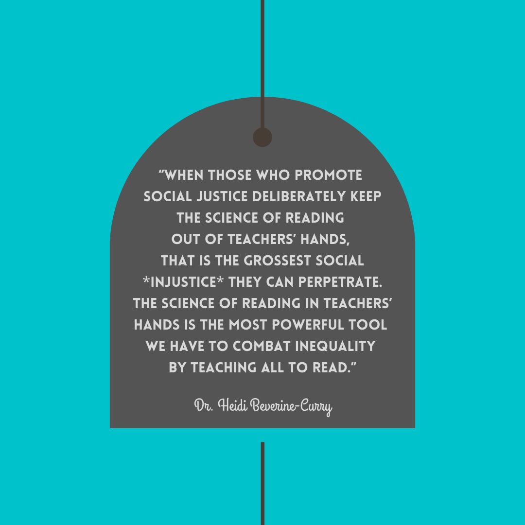 Isaology's tweet image. “When those who promote social justice deliberately keep the #ScienceOfReading out of teachers’ hands, that is the grossest social *injustice* they can perpetrate. The #SoR in tchers’ hands is the most powerful tool we have to combat inequality by tching ALL to read.” @drheidibc
