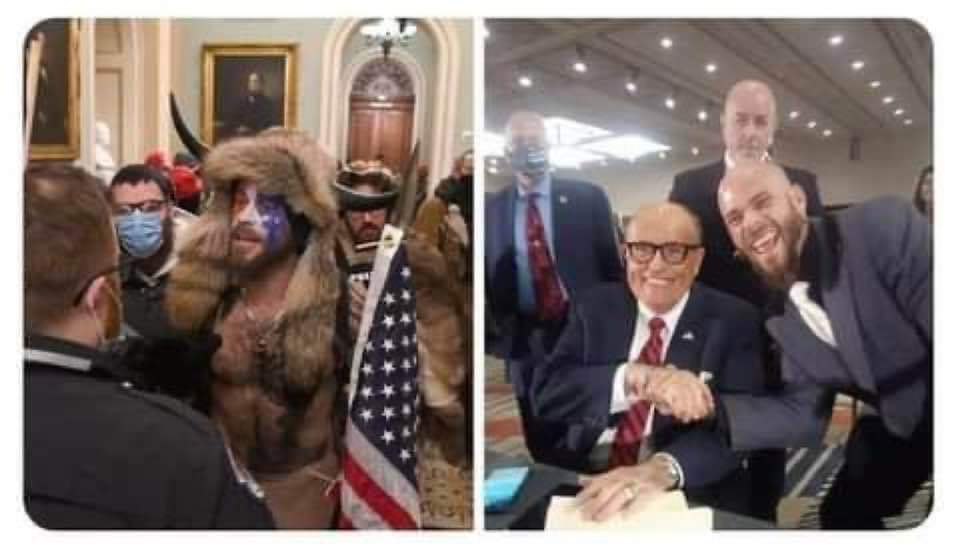 ggmama54's tweet photo. @giorgiaray @KatinaR32788173 @donlemon @tedcruz @GregAbbott_TX @StaceyPlaskett @StaceyPlaskett Now we see Why He Get what he wants to Eat in Jail Look who he is With @RudyGiuliani #WhitePrivilegeTERRORIST Stomp the Capitol Building. When do JAIL birds Get what they want to Eat.Explain that to Me.. https://t.co/ke76UO2MsZ