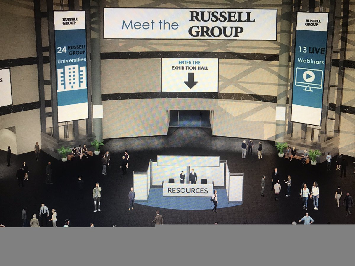 Had a really informative afternoon at the meet the <a href="/RussellGroup/">Russell Group</a> event today.  It was great seeing all the different webinars and getting to “visit” all the different university booths. 👍😁