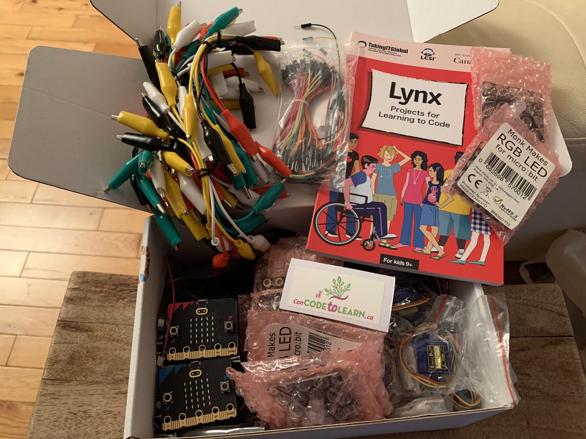 Miss_L_Class's tweet image. What an amazing surprise to come home to!! This made my week! Thank you so much @FCLEdu for this V2 Micro:bit class kit to help us investigate the #GlobalGoals. @ConnectSDGs @takingitglobal @microbit_edu #CodeToLearn #CanCodeToLearn #CodingChange @CanCodeToLearn