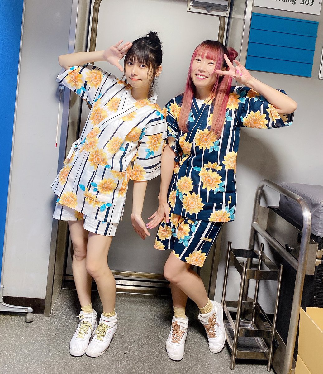 ムリィー メリー على تويتر でんぱ組 Inc の 鹿目凛 ぺろりん先生 の えいたそ との過去ツイート写真を紹介 えいたそ卒業 まで5日 鹿目凛 成瀬瑛美 えいたそ でんぱ組 イラスト 浴衣 甚平