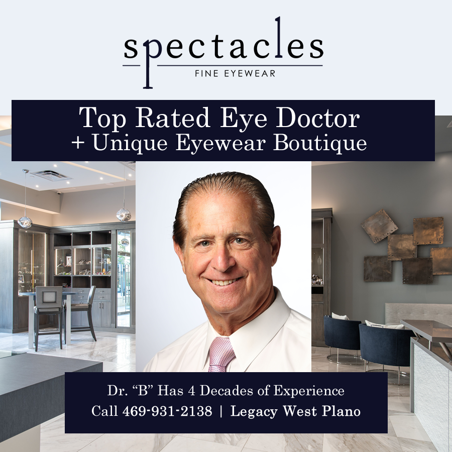 BirenbaumDr's tweet photo. NOT YOUR ORDINARY VISIT TO THE EYE DOCTOR  
Home to Dr. "B" and an extraordinary eyewear boutique w/modern, comprehensive optometric vision care, eye exams, designer eyewear, sunglasses, and contact lenses.
Open M-Sa 9A-6P at Legacy West in Plano.
#designereyewear #eyedoctor https://t.co/9v4JBcbWWc