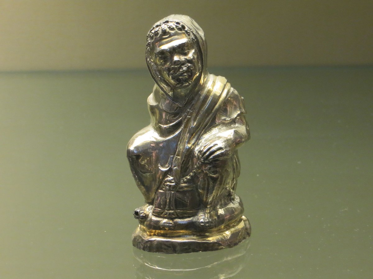 Objects designed to reinforce, as Neil Lenski puts it, "the message that the African as a racial type could still 'do work' for the white man". So- we can compare the pepper shaker from the Roman Chaourse Treasure (in the BM) depicting an African slave with a lantern/chest to...