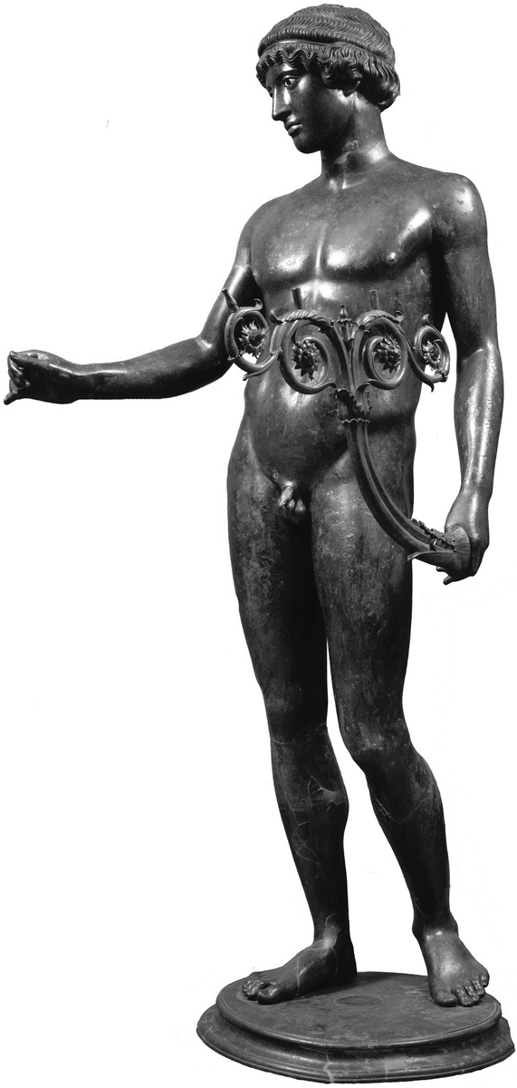...But then we have to remember that the Romans also liked to depict slaves of other ethnicities as lamp-bearers, for other reasons-- the sexualized, enslaved boy -- such as this one from the House of the Ephebe, Pompeii. So, it's complex; no straightforward comparison.