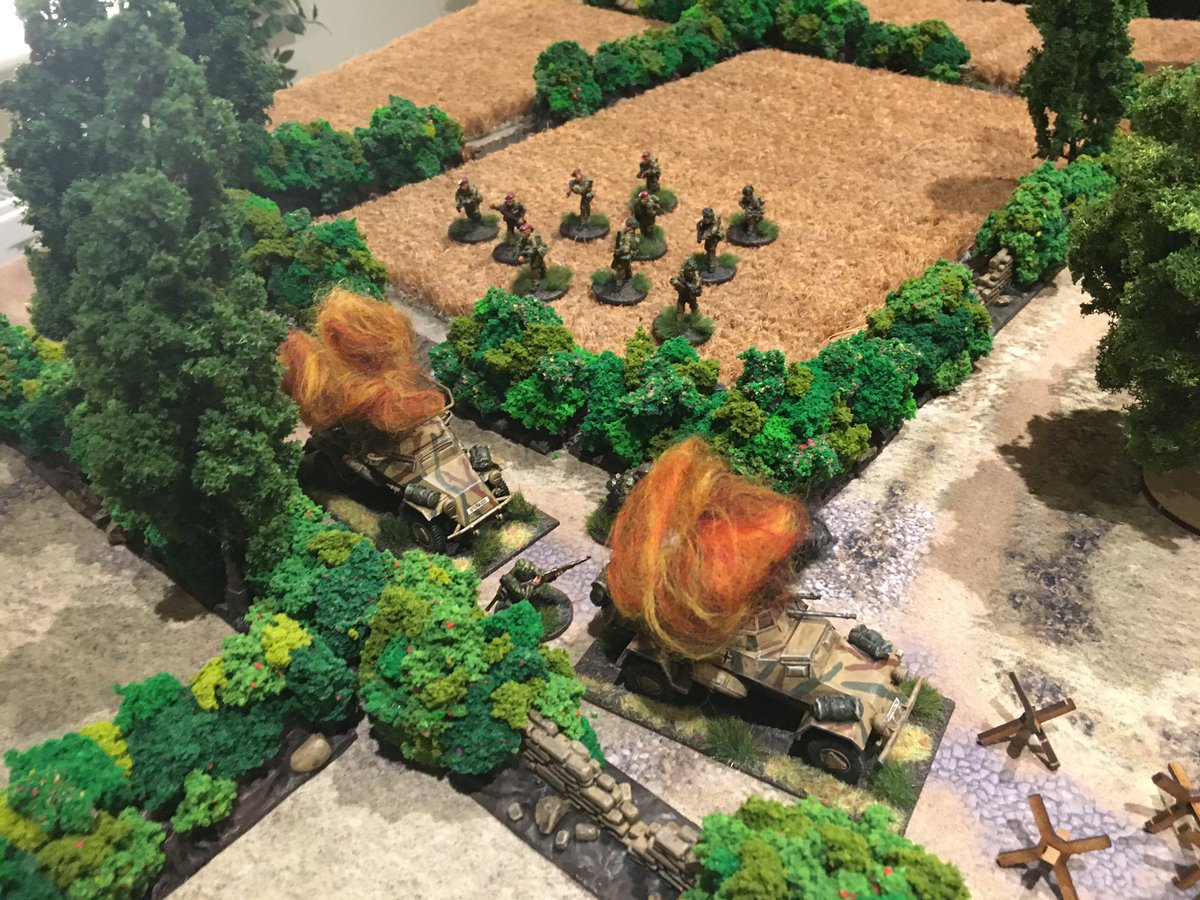 In the end, the German attack was not only blocked, it was annihilated. Caught by limited axis of advance for their heavier weapons, pinned early by accurate British mortar fire & then hard hit by ferocious rifle, grenade & close assaults, in truth it struggled to even get going.